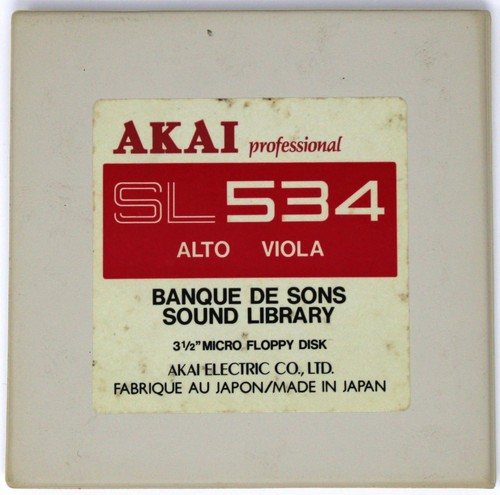 Floppy disk formato akai sl534 - floppy,
