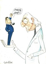 GABELLINI Giorgio - Avvocato Agnelli - Forza Juventus - Tiratura Limitata - #000