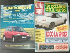 Rivista Auto Oggi N 8 1994 + Quattroruote Aprile 1992 Vintage  