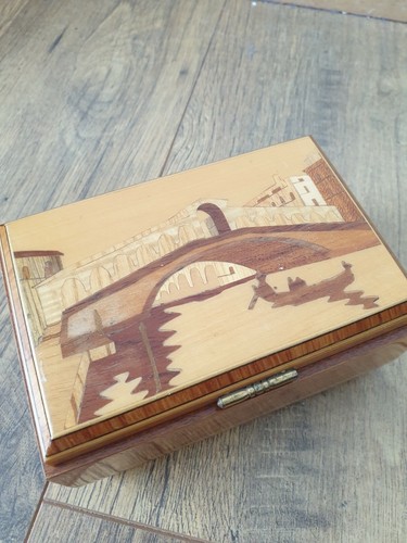 Vintage sorrento inlaid wooden - vintage,