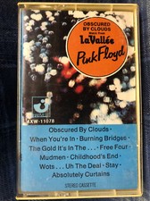 PINK FLOYD: Obscured By Clouds Music Cassette Tape 1972 Rare Import La Vallee