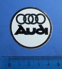 ADESIVO STICKER CROMATO AUDI ANNI '80 VINTAGE AUTO MOTO TUNING 