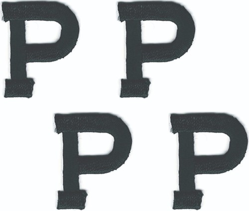 Patch lettera blocco - patch,