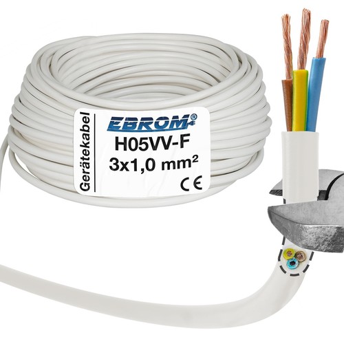 H05vv 3g1 mm - (1,00, €/m)
