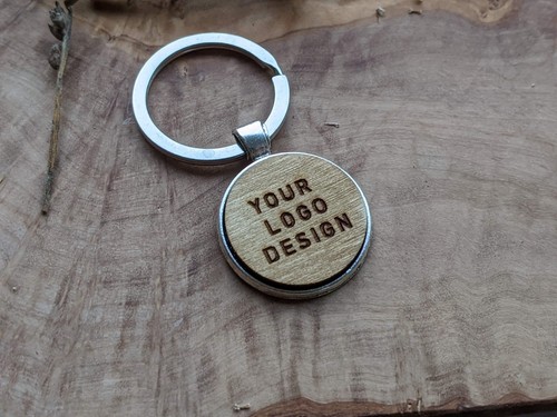 Custom design logo keyring - custom,