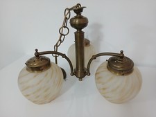 Lampadario Vintage in Ottone a