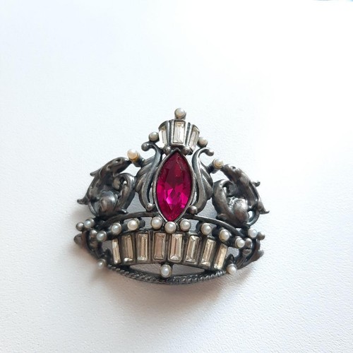 Spilla corona tedesca vintage