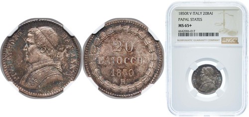 Italy 1850 baiocchi - 1850, r