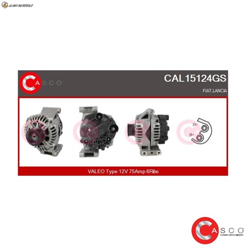 Generatore cal15124gs per fiat - generatore,