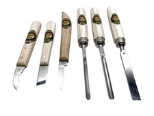 Set intaglio CILIEGIE 3 scalpelli + 3 coltelli MERCE DI SERIE B