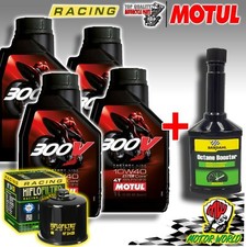 KIT TAGLIANDO RACING MOTUL 300V + FILTRO RC KAWASAKI EX NINJA R 500 2004