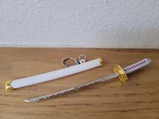 Souvenir portachiavi tagliacarte Spada Katana (Sword) bianca
