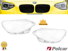 Coppia 2 Lenti Cover Vetri per Fari Anteriori BMW Serie 1 F20 F21 dal 2011-2014