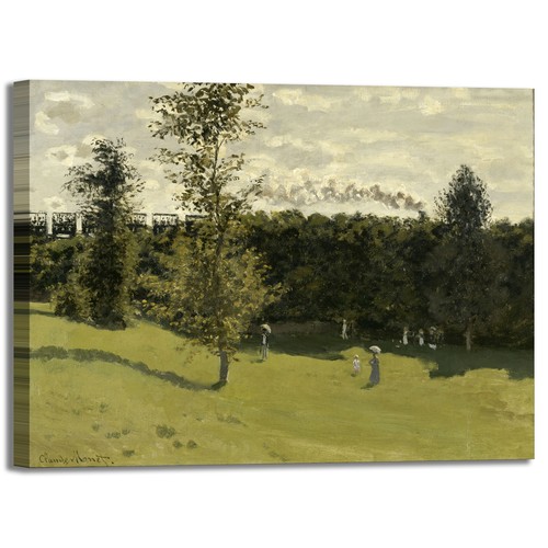 Monet treno nella - , campagna