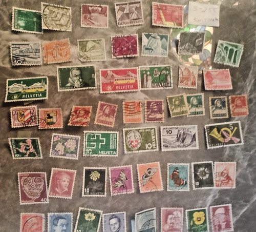 Francobolli esteri svizzera - francobolli,