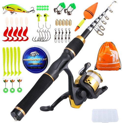 Kit con canna pesca per - da,