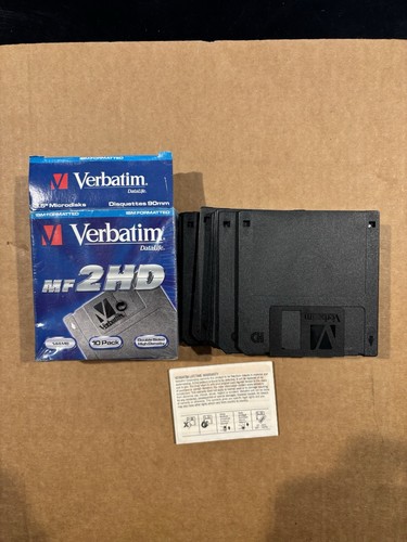 Verbatim mf2hd floppy disk - verbatim,