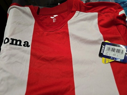 Camicia joma pisa rosso bianco - camicia, rosso/bianco