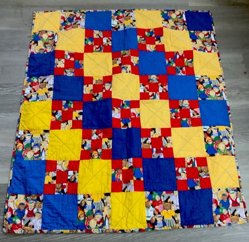 Trapunta culla patchwork