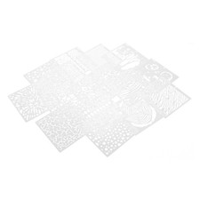 16 Sheets Stencil Parete Da