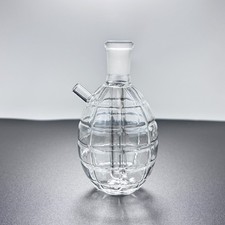 Emulational 4.3" Glass Bong Hookah Clear Cool Bong Smoking Water Pipe Bubbler