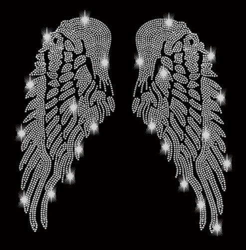 Strass ali wings - cm,
