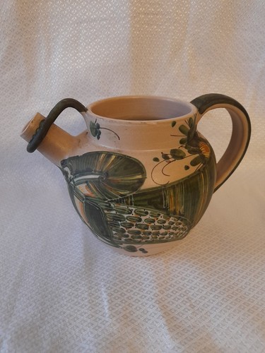 Vaso caraffa ceramica umbra - vaso,