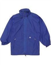 Giacca antipioggia uomo K-WAY vestibilità ampia UK 36 piccola blu nylon DG78