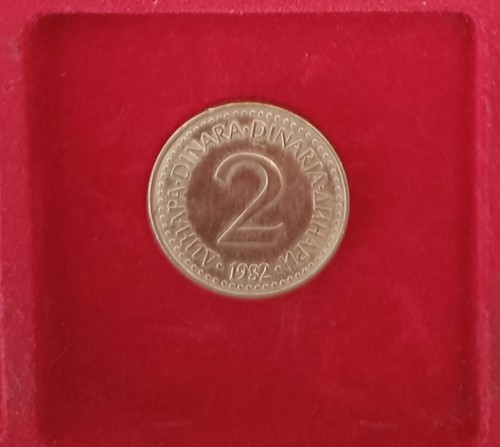 Jugoslavia moneta dinara - da, 2