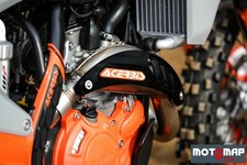 Protezione Marmitta Collettore Ktm Sx F 250 350 450 2019 2020 Nero Acerbis
