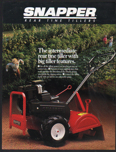 Snapper depliant brochure - snapper,