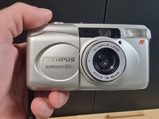 TESTATA Olympus superzoom 80G 35mm fotocamera punta e scatta pellicola