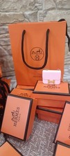 Portachiavi borsa Hermes  con scatola e busta vari colori 