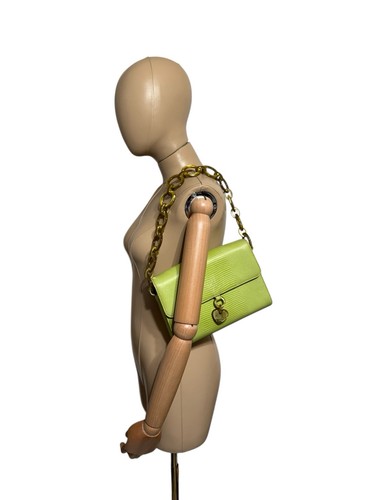 Vtg moschino green heart - vtg,