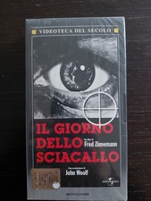 VHS Sigillata Il Giorno Dello Sciacallo Panorama Fred Zinnemann