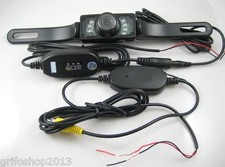 TELECAMERA RETROMARCIA RETROCAMERA AUTO CAMPER 7 LED WIRELESS INFRAROSSI COLORI