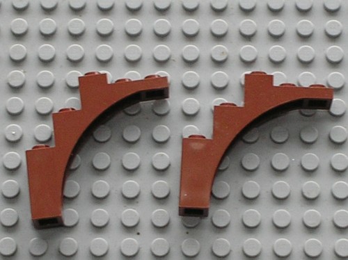 Lego redbrown arch 2339 - lego,