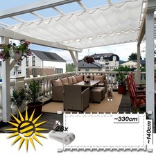 Tenda da sole a corda bianca