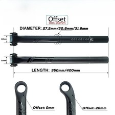  Tubo sella bici strada mtb