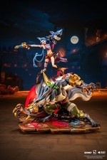 PREORDER League of Legends Statue 1/10 2XKO Jinx & Warwick Diorama