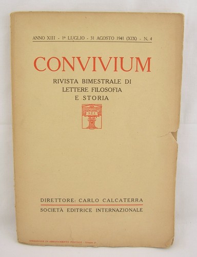 Convivium rivista lettere - convivium,
