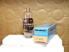 UN TUBO VAC VINTAGE INTERNAZIONALE di GE 6JS6C NOS/NUOVO CON SCATOLA