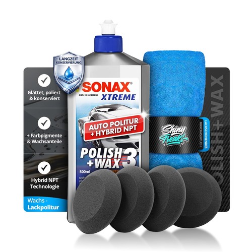Sonax polish wax 500ml set - sonax, polish+wax