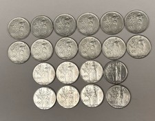 lotto 20 pezzi 100 lire Italia dal 1964 In Poi Varie Annate Come Da Foto