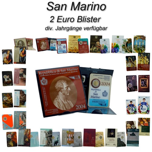 Blister san marino euro dal - san,