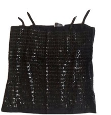 Top Diana Gallesi Paillette nero taglia L