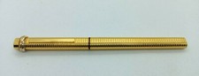 RARA PENNA MUST DE CARTIER VENDOME PLACCATA IN ORO CON ANELLI IN ORO STYLO PEN 