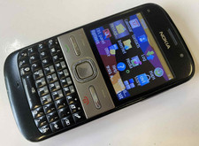 Nokia E5-00 - Smartphone - sbloccato - nero e argento tastiera Qwerty cellulare