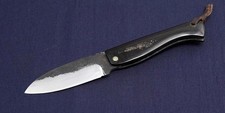 Coltello pieghevole vintage CITADEL – corno di bufalo nero, acciaio DNH7