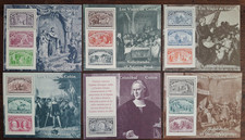 SPAGNA CONGIUNTA ITALIA n:  6 FOGLIETTI NUOVI  1992 CRISTOFORO COLOMBO